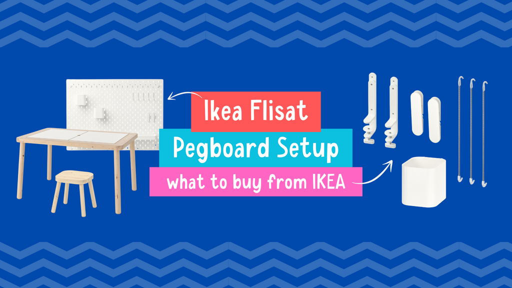 Ikea Pegboard & Flisat Table Setup - What to buy